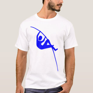 PoleVaulting - Blau T-Shirt