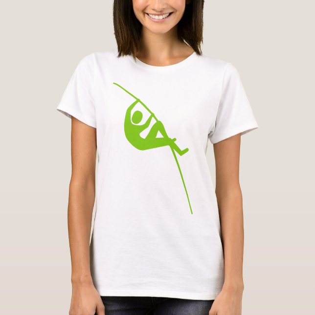 PoleVaulting - Marsmensch-Grün T-Shirt (Vorderseite)