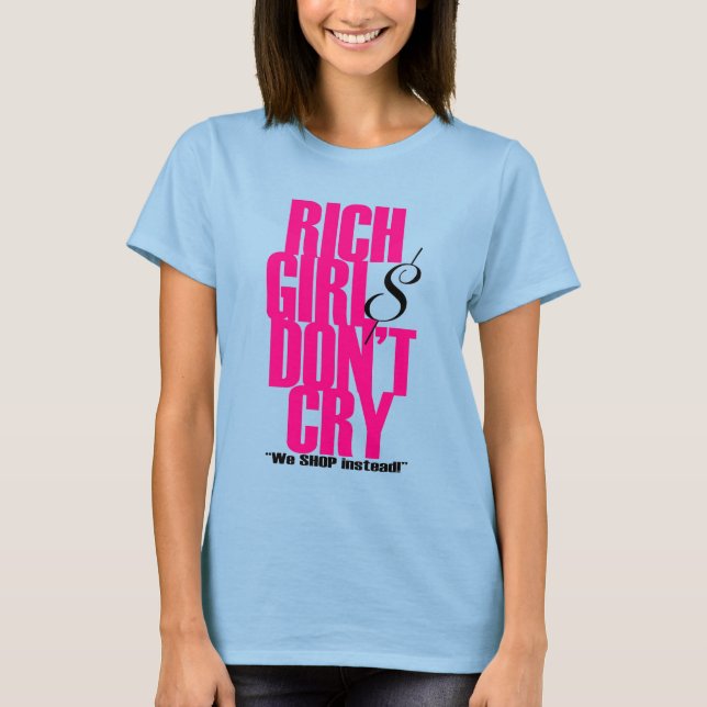 POLI$HED - "RICH GIRLS"-T - Shirt (Vorderseite)