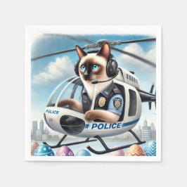 POLICE Chat Lover während der Osterferien Serviette