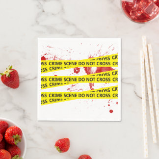 Police Crime Scene Tape  Serviette