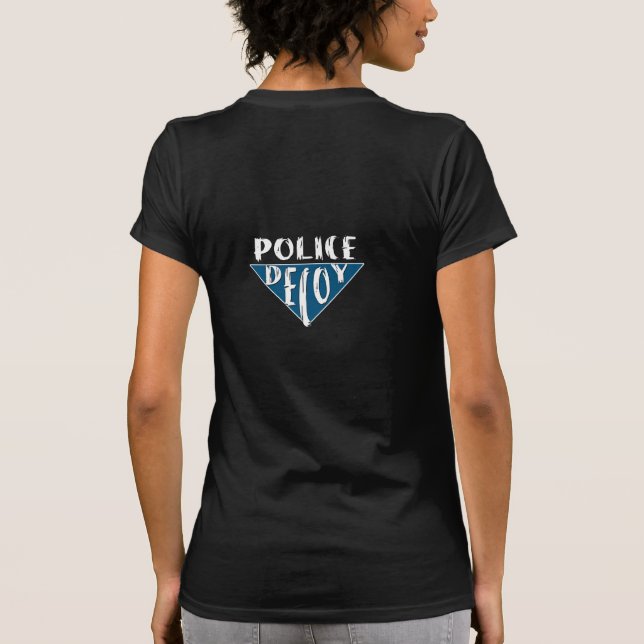 Police Decoy Decal Tshirt (Rückseite)