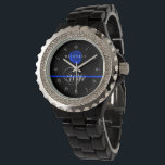 Police Ehefrau Thin Blue Line Rose Individuelle Na Armbanduhr<br><div class="desc">Eine elegante Armbanduhr, die auf die Ehefrau des Polizisten oder andere Unterstützerinnen zugeschnitten ist. Fühlen Sie sich frei, Ihren Namen hinzuzufügen und drücken Sie anpassen, um alle Elemente ändern, bitte.</div>