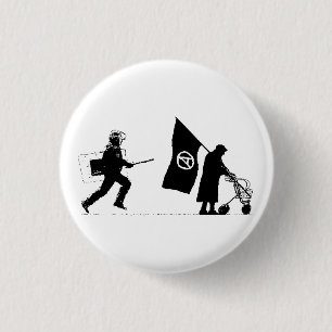 Police & Granny Button