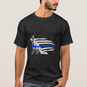 Police K-9 Referat Belgische Malinois Proud Eigent T-Shirt