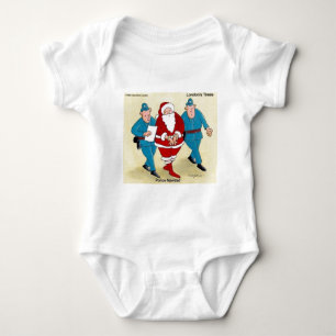 Police Navidad Funny Weihnachtsgeschenke und T-Shi Baby Strampler