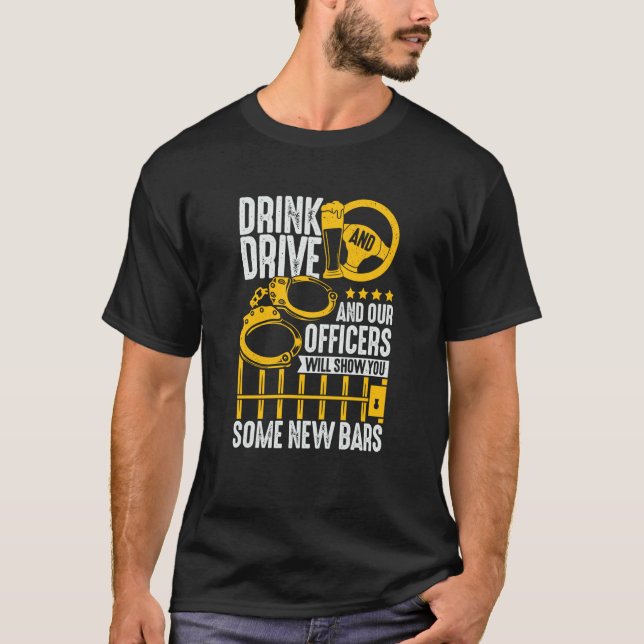 Police Officer Inspector for a Sheriff T-Shirt (Vorderseite)