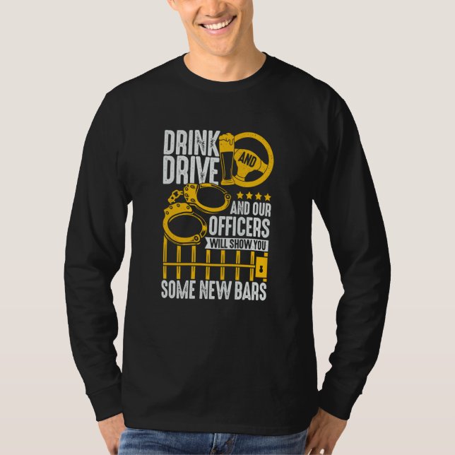 Police Officer Inspector for a Sheriff T-Shirt (Vorderseite)