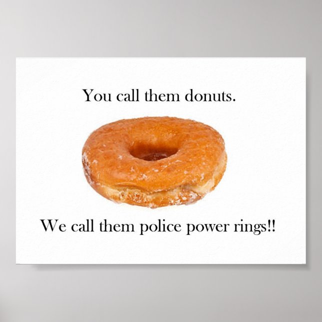 Police Power Rings Poster (Vorne)