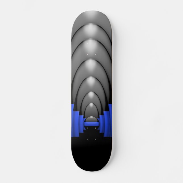 Police Thin Ble Line Skateboard (Vorderseite)