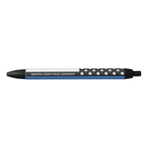 Police Thin Blue Line American Flag Officer Kugelschreiber