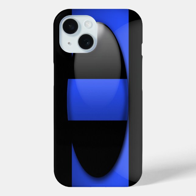 Police Thin Blue Line Case-Mate iPhone Hülle (Rückseite)