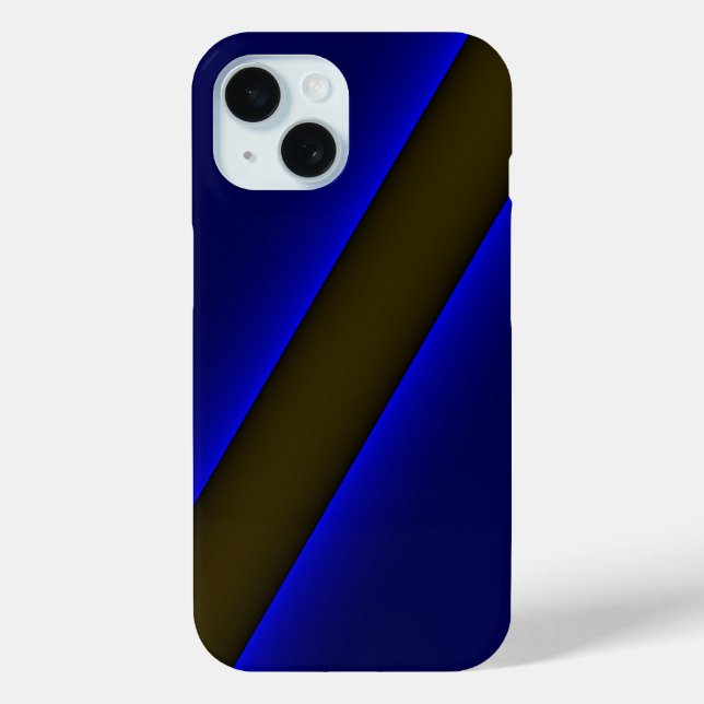 Police Thin Blue Line Case-Mate iPhone Hülle (Rückseite)