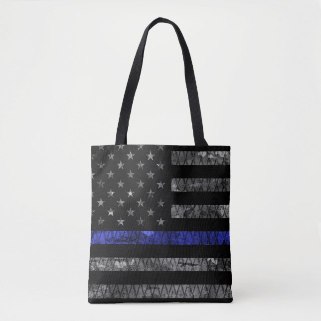 Police Thin Blue Line Flag (Vorderseite)