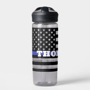 Police Thin Blue Line Trinkflasche