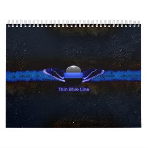 Police Thin Blue Line Wings Kalender