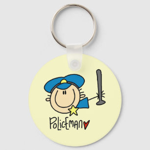 Policeman Occupation Schlüsselanhänger