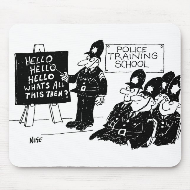 Policemen at a Police Training School Mouse Mat Mousepad (Vorne)