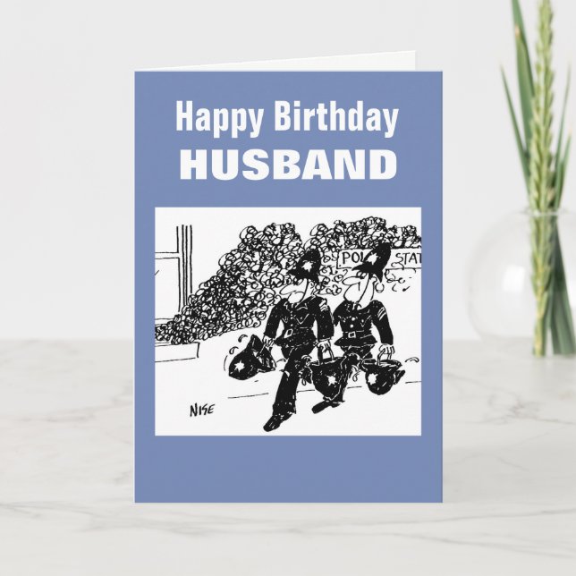 Policemen Deal with a Fire at the Police Station Karte (Vorderseite)