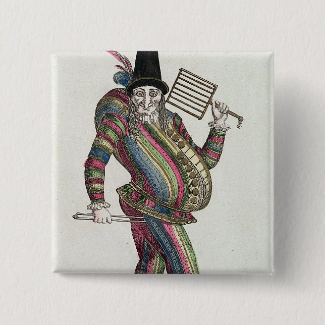 Polichinelle Button (Vorderseite)