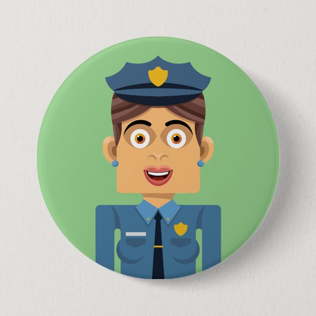 Policia Button (Vorderseite)