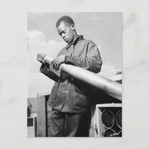 Polieren meines Projektils in den 1940ern Postkarte