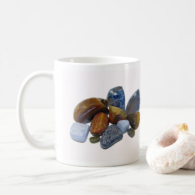 Polierte Felsen Kaffeetasse (Mit Donut)