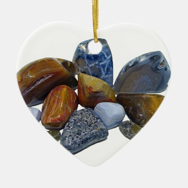 Polierte Felsen Keramik Ornament (Vorne)