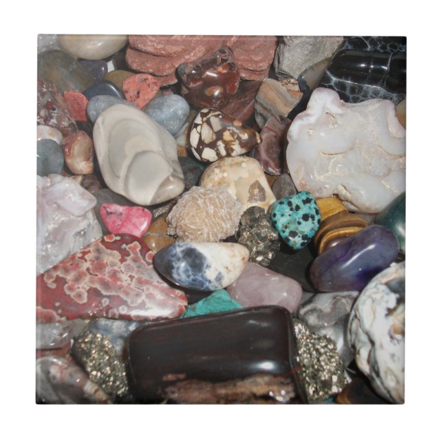 Polierte Rocks Tile Fliese (Vorderseite)