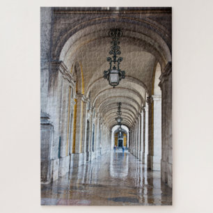 Polierter gewölbter Flur, Portugal Puzzle