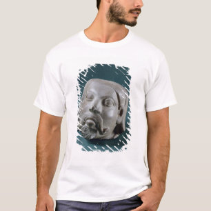 Polierter Sandsteinkopf eines Ausländers, Sarnath T-Shirt
