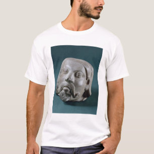 Polierter Sandsteinkopf eines Ausländers, Sarnath T-Shirt