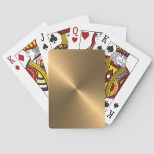 poliertes Metall Spielkarten