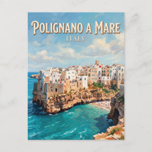 Polignano a Mare Italien Postkarte