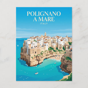 Polignano a Mare Klippen Italien Postkarte