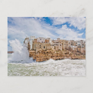 Polignano, Süditalien Postkarte