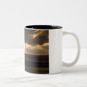 Polihale Sonnenuntergang Zweifarbige Tasse