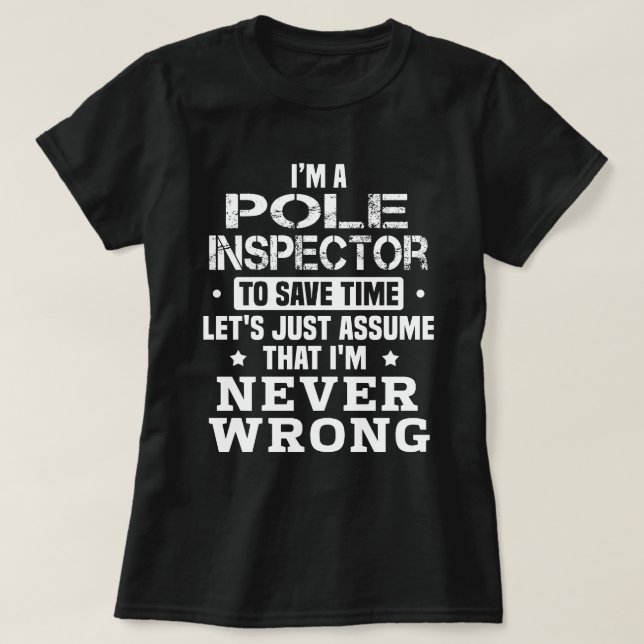 Polinspektor T-Shirt (Design vorne)