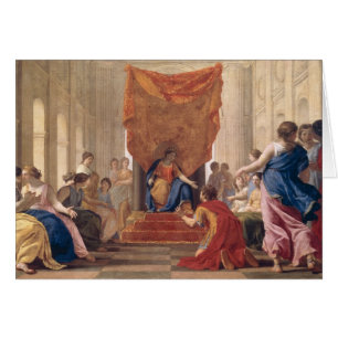 Poliphilus, das vor Königin Eleuterylida knit