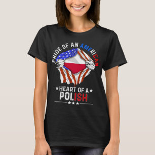 Polish American Foreign Country Poland Flag T-Shirt