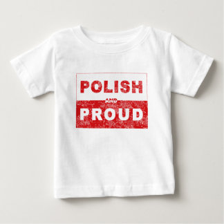 Polish and Proud Flag Baby T-shirt