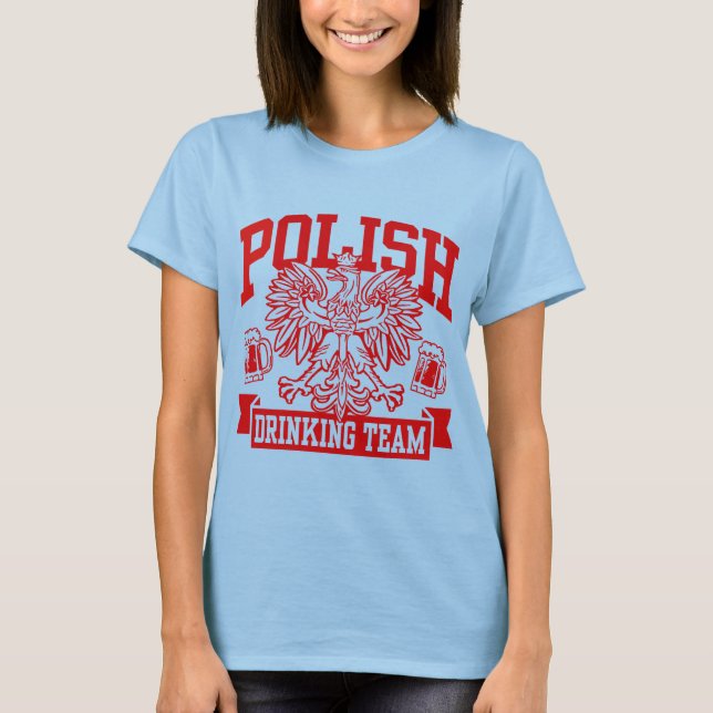 Polish Drinking Team T-Shirt (Vorderseite)