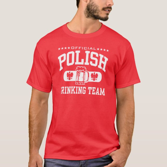 Polish Drinking Team T-Shirt (Vorderseite)