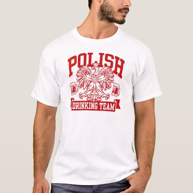 Polish Drinking Team T-Shirt (Vorderseite)