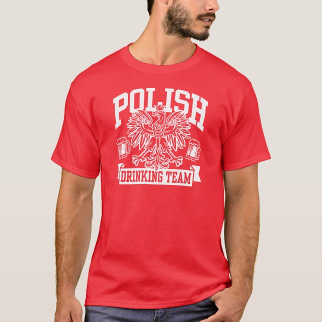 Polish Drinking Team T-Shirt (Vorderseite)