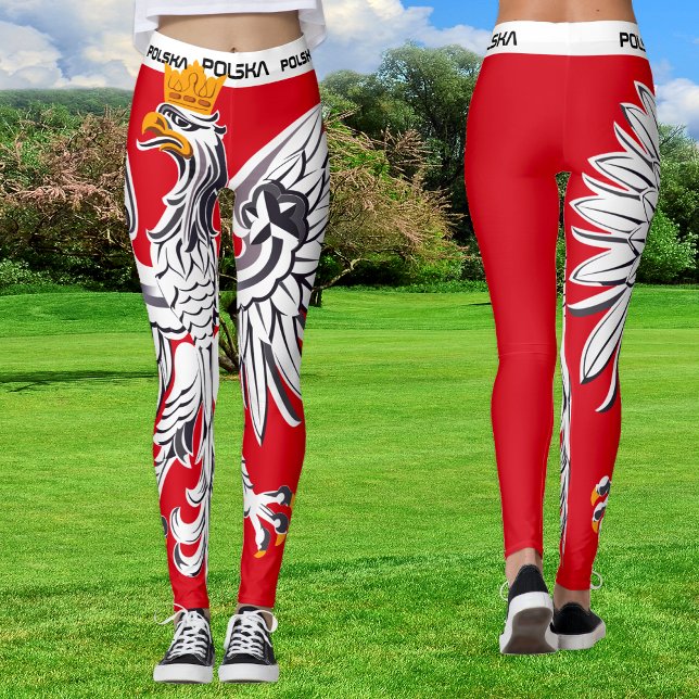 Polish Eagle Leggings, Poland sports, flag, Polska Leggings (Von Creator hochgeladen)