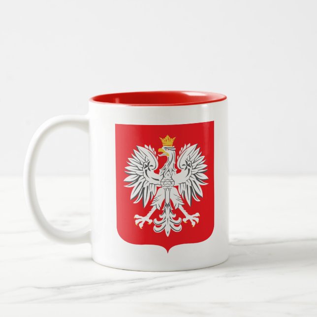 Polish-Eagle Zweifarbige Tasse (Links)