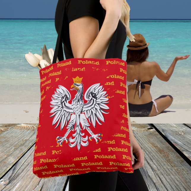Polish Flag Tote, Eagle, Poland fashion (Von Creator hochgeladen)