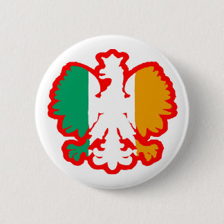 POLISH/IRISH FLAGGE BUTTON