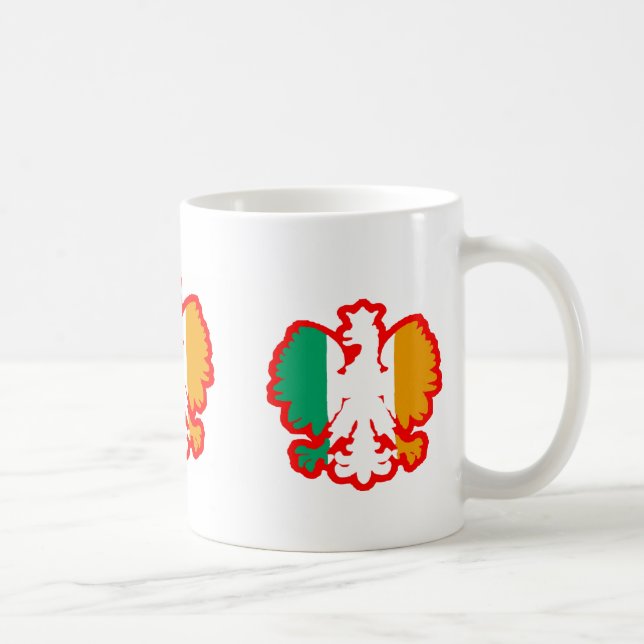 POLISH/IRISH FLAGGE TASSE (Rechts)